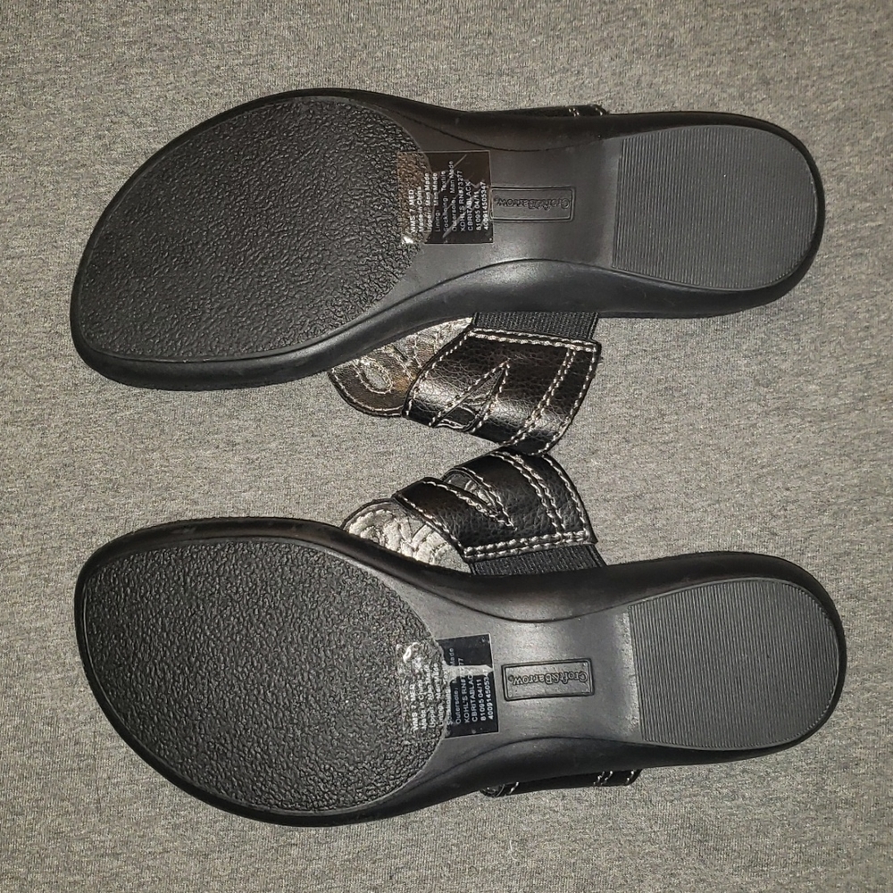 Croft & Barrow Black Sandals 7 - Picture 5 of 7